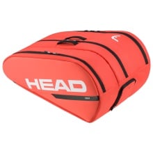 Head Tennis-Racketbag Tour Racquet Bag XL (Schlägertasche, 3 Hauptfächer) 2024 orange 12er